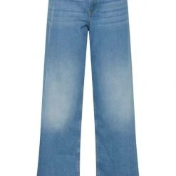 Pulz Jeans Fashion Emma Light Blue Highwaist Wide Leg Denim Jean