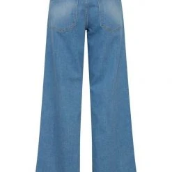 Pulz Jeans Fashion Emma Light Blue Highwaist Wide Leg Denim Jean