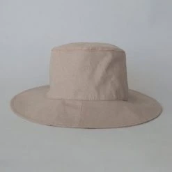 Sophie Accessories Love Linen Bucket Hat Bone