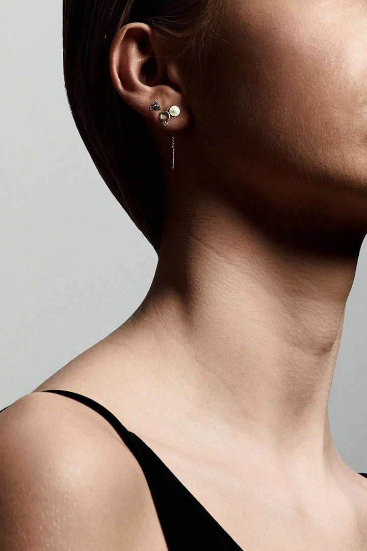 Pilgrim Malak 3pc Stud Set Earrings Gold Plated Crystal Circle Cross 4 Pilgrim Malak 3pc Stud Set Earrings Gold Plated Crystal Circle Cross