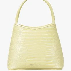 Brie Leon Mini Chloe Yellow Baby Croc Bag Accessories