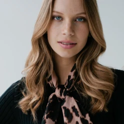 Sophie Molten Dusty Pink Mini 100% Recycled Polyester Scarf Accessories