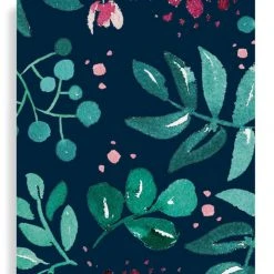 Elm Paper Home & Beauty Greenery Navy Gift Tag