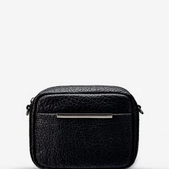 Status Anxiety Accessories Cult Crossbody With Chain Black Bubble Bag
