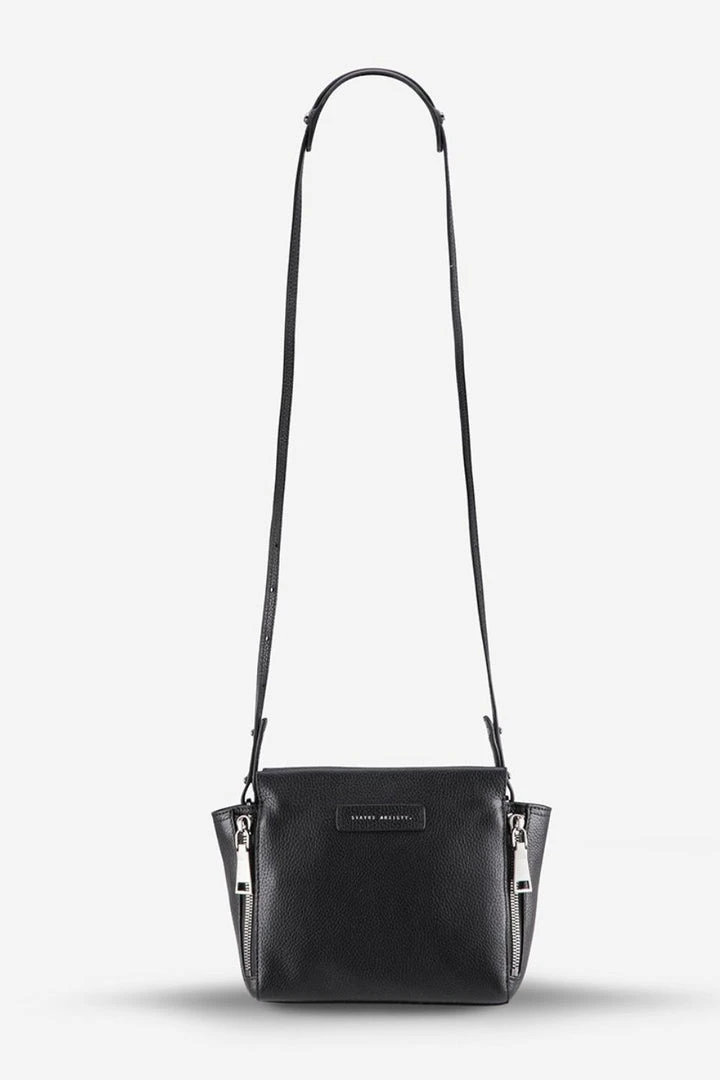 Status Anxiety The Ascendants Black Shoulder Bag With Chunky Zips Accessories 5 Status Anxiety The Ascendants Black Shoulder Bag With Chunky Zips Accessories