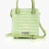 Stolen Girlfriends Club Tour Buddy Acid Lime Croc Mini Cross Body Tote Bag Accessories