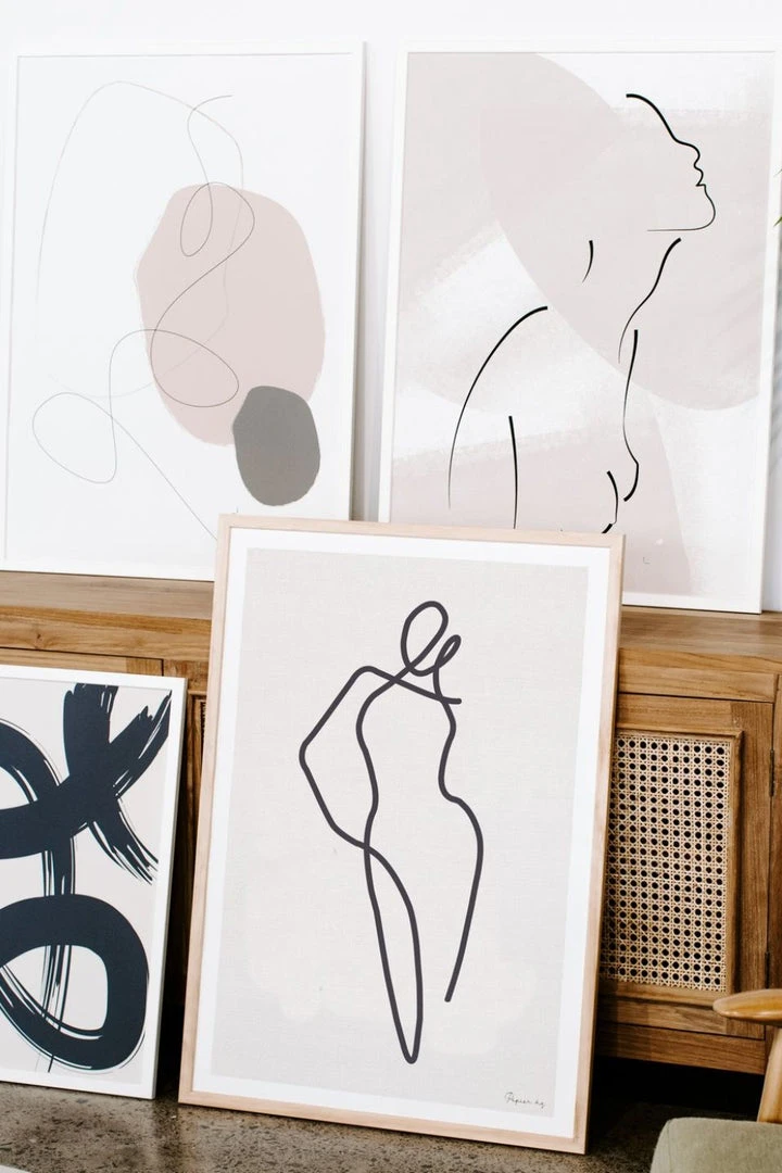 Papier HQ Homebodii Slate Natural Framed A1 Print 4 Papier HQ Homebodii Slate Natural Framed A1 Print