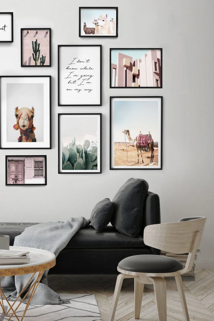 Papier HQ Blush Building White Framed A1 Print 4 Papier HQ Blush Building White Framed A1 Print