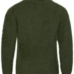 Among The Brave Brilliant Khaki Eyelash Yarn Roll Neck Knit 13 Among The Brave Brilliant Khaki Eyelash Yarn Roll Neck Knit