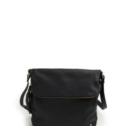 Stitch+Hide Alexa Soft Leather Black Satchel Bag Accessories