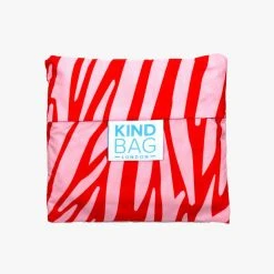 Kind Bag Reusable Medium Pink + Red Zebra Accessories