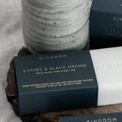 Kingdom Hand + Body Bar Lychee + Black Orchid 130g Makeup & Skincare