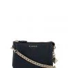 Saben Lily Crossbody Black Bag With Chain Accessories