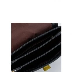 Saben Blaise Black Leather Crossbody Bag