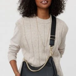 Saben Feature Black Lucky Lucky Thing 4cm Wide Strap Accessories