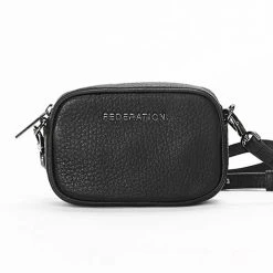 Federation Small Times Black Bubble Bag