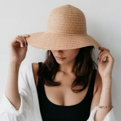 Sophie So Shady Woven Natural Hat Accessories
