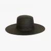 Sophie So Boater Black Hat