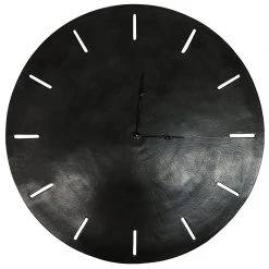 Le Forge Home & Beauty Songo Black Round Clock 73cm