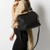 Status Anxiety Accessories Force Of Being Black Bubble Leather Handbag
