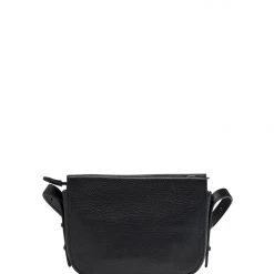 Status Anxiety Accessories In Her Command Curved Base Black Cross Body Bag With Stud Detail