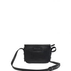 Status Anxiety Accessories In Her Command Curved Base Black Cross Body Bag With Stud Detail