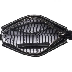 Status Anxiety Accessories In Her Command Curved Base Black Cross Body Bag With Stud Detail