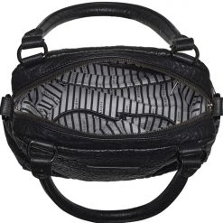 Status Anxiety Last Mountains Top Handle Black Bubble Shoulder Bag