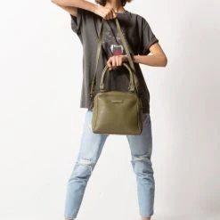 Status Anxiety Accessories Last Mountains Khaki Shoulder Bag