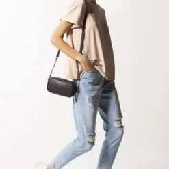 Status Anxiety New Normal Black Bubble Mini Cross Body With Chain Accessories