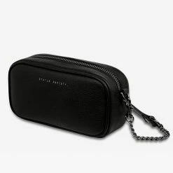 Status Anxiety New Normal Black Matt Mini Cross Body With Chain Accessories