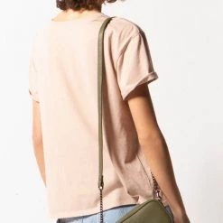 Status Anxiety New Normal Khaki Cross Body With Chain Accessories