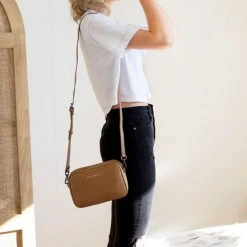 Status Anxiety Plunder Tan Cross Body Bag