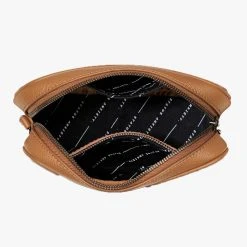 Status Anxiety Plunder Tan Cross Body Bag
