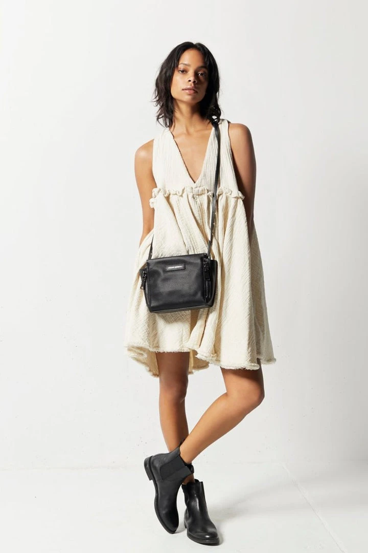 Status Anxiety The Ascendants Black Shoulder Bag With Chunky Zips Accessories 4 Status Anxiety The Ascendants Black Shoulder Bag With Chunky Zips Accessories