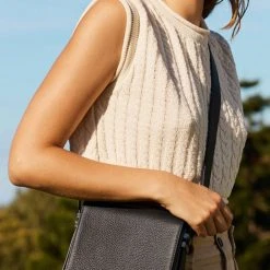 Status Anxiety Accessories Want To Believe Cross Body Black Bag