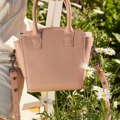 Status Anxiety Worst Behind Us Dusty Pink Leather Bag Accessories