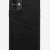 Status Anxiety Who's Who Leather Phone Case Black