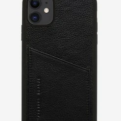 Status Anxiety Who's Who Leather Phone Case Black