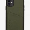 Status Anxiety Accessories Who's Who Leather Phone Case Khaki