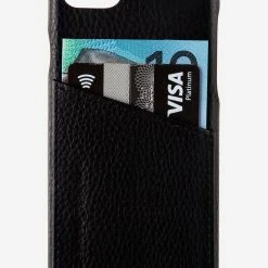 Status Anxiety Hunter + Fox Leather Black Iphone 11 Pro Case Accessories
