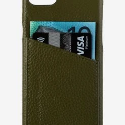 Status Anxiety Hunter + Fox Leather Khaki Iphone Plus