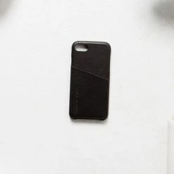 Status Anxiety Accessories Hunter + Fox Leather Black Iphone Case X/XS 7 Status Anxiety Accessories Hunter + Fox Leather Black Iphone Case X/XS