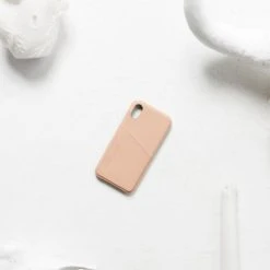 Status Anxiety Accessories Hunter + Fox Leather Dusty Pink Iphone Case X/XS