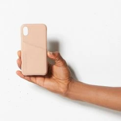 Status Anxiety Accessories Hunter + Fox Leather Dusty Pink Iphone Case X/XS