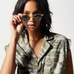 Status Anxiety Ascetic Clear Round Sunglasses Accessories