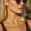 Status Anxiety Villain Clear Cat Eye Sunglasses Accessories