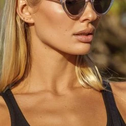 Status Anxiety Villain Clear Cat Eye Sunglasses Accessories