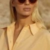 Status Anxiety Villain Honey Cat Eye Sunglasses