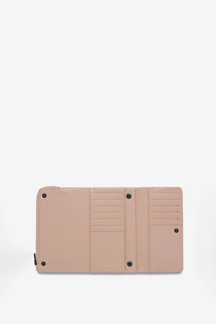 Status Anxiety Audrey Foldover Dusty Pink Pebble Leather Wallet 5 Status Anxiety Audrey Foldover Dusty Pink Pebble Leather Wallet
